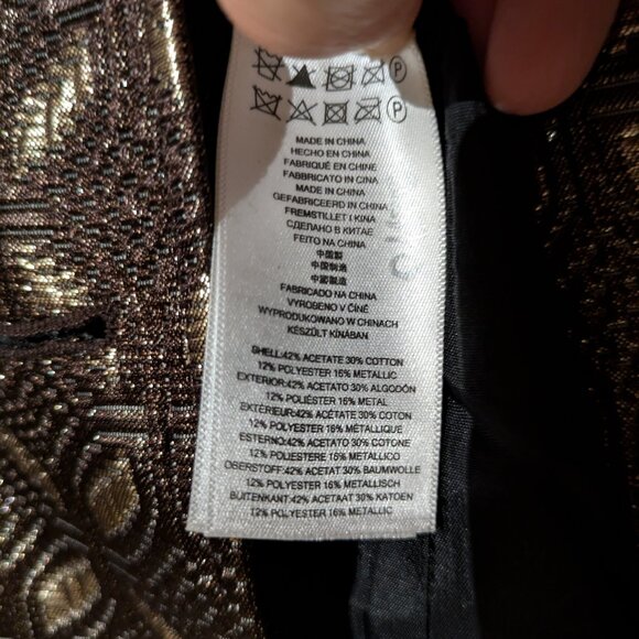 Michael Kors Brown Gold Jacket - Picture 6 of 8